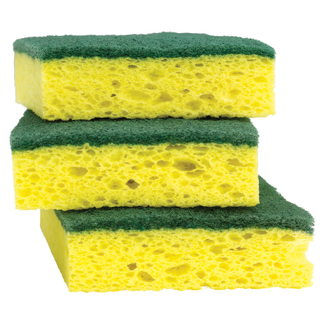 Scotch-Brite Heavy Duty Sponge For Pots and Pans 4.5 in. L 3 pk, Pack of 8