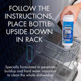 Glisten Dishwasher Lemon Scent Cleaner and Disinfectant 12 oz 1 pk