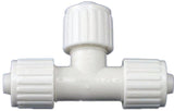 Flair-It PEXLOCK 16820 Tube Tee, 1/2 in, Compression, PEX-A, PEX-B, PVC, 200 psi Pressure