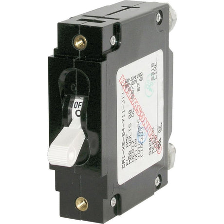 Blue Sea Systems 7246 Single Pole AC Circuit Breaker, 60 Amp, White