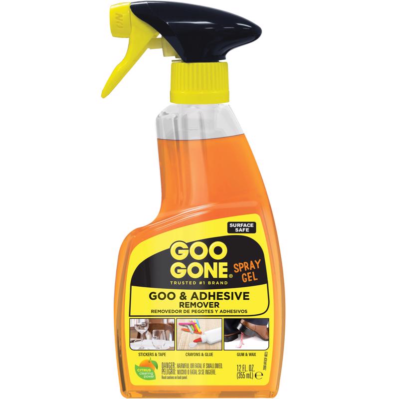 Goo Gone Gel Adhesive and Grease Remover 12 oz