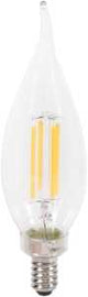 Sylvania Natural Series 40759 LED Bulb, Decorative, B10 Bent Tip Lamp, 60 W Equivalent, E12 Candelabra Lamp Base, Clear