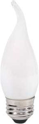 Sylvania Natural Series 40783 LED Bulb, Decorative, B10 Bent Tip Lamp, 60 W Equivalent, E26 Medium Lamp Base, Dimmable