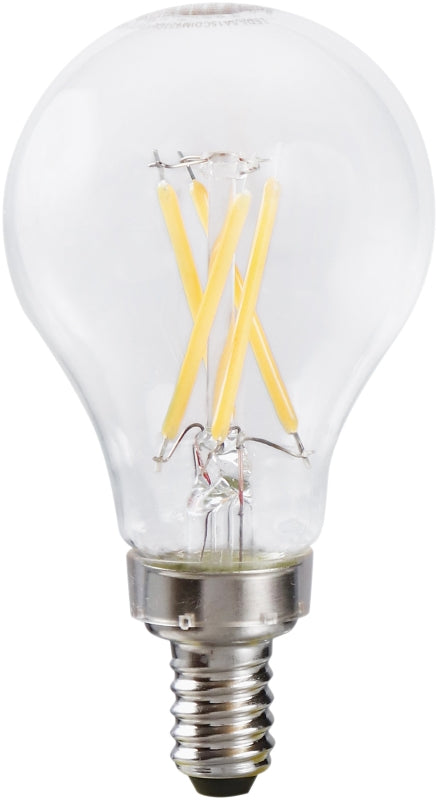 Sylvania 40774 Decorative Natural LED Bulb, A15 Lamp, 40 W Equivalent, E12 Candelabra Lamp Base, Dimmable, Clear