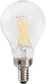 Sylvania 40774 Decorative Natural LED Bulb, A15 Lamp, 40 W Equivalent, E12 Candelabra Lamp Base, Dimmable, Clear