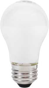 Sylvania 40763 Natural LED Bulb, General Purpose, 800 Lumens, 8 W, A15 Lamp, 60 W Equivalent, E26 Lamp Base, Dimmable