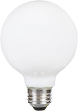 Sylvania 40765 LED Bulb, Globe, G25 Lamp, 40 W Equivalent, E26 Lamp Base, Dimmable, Frosted, Soft White Light
