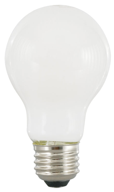 Sylvania TruWave Series 40748 LED Bulb, A19 Lamp, 60 W Equivalent, E26 Lamp Base, Dimmable, Frosted, 2700 K Color Temp