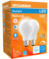 Sylvania 40753 LED Bulb, General-Purpose, Omni-Directional, A21 Lamp, 100 W Equivalent, E26 Medium Lamp Base, Dimmable