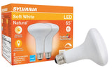 Sylvania 40728 Natural LED Bulb, Spotlight, BR30 Lamp, 65 W Equivalent, E26 Medium Lamp Base, Dimmable, Frosted