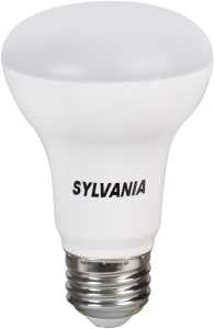 Sylvania Natural Series 40788 LED Bulb, Spotlight, R20 Lamp, 45 W Equivalent, E26 Medium Lamp Base, Dimmable, Frosted