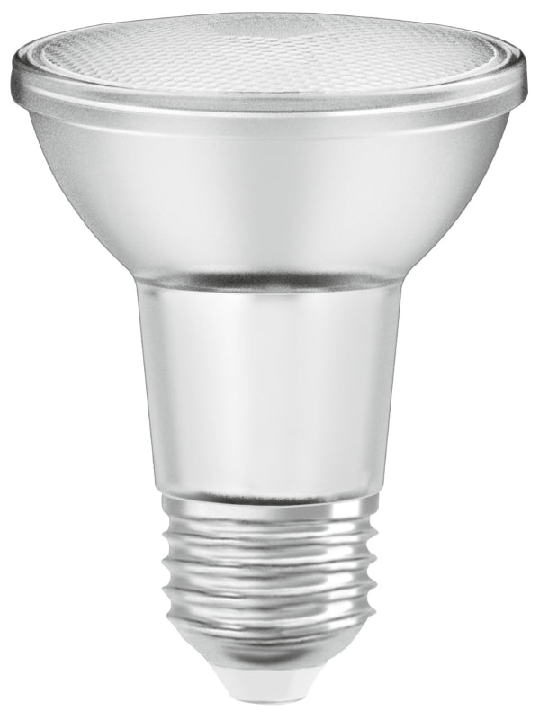 Sylvania 40920 Natural LED Bulb, Spotlight, PAR20 Lamp, 50 W Equivalent, E26 Lamp Base, Dimmable, Silver