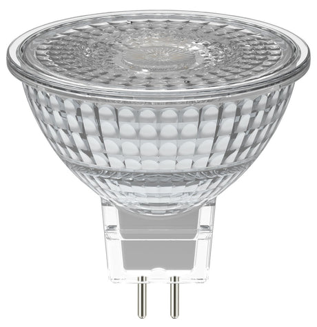 Sylvania 40929 Natural LED Bulb, Recessed/Track, MR16 Lamp, 35 W Equivalent, G5.3 Lamp Base, Dimmable, Silver