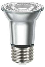 Sylvania Natural Series 40930 LED Bulb, PAR16 Lamp, E26 Medium Lamp Base, Dimmable, Cool White, 3000 K Color Temp