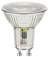 Sylvania 40933 Natural LED Bulb, Spotlight, PAR16 Lamp, 50 W Equivalent, GU10 Lamp Base, Dimmable, Silver