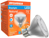 Sylvania Natural Series 40917 LED Bulb, PAR30 Lamp, E26 Medium Lamp Base, Dimmable, Clear, Daylight, 5000 K Color Temp