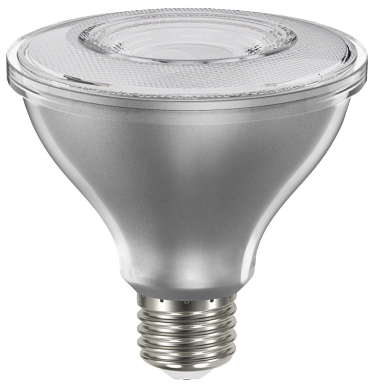 Sylvania Natural Series 40917 LED Bulb, PAR30 Lamp, E26 Medium Lamp Base, Dimmable, Clear, Daylight, 5000 K Color Temp