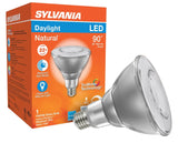 Sylvania 40900 Natural LED Bulb, Spotlight, 1100 Lumens, 13 W, PAR38 Lamp, E26 Lamp Base, Dimmable, Clear, Daylight