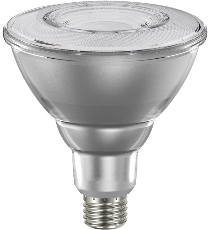 Sylvania 40900 Natural LED Bulb, Spotlight, 1100 Lumens, 13 W, PAR38 Lamp, E26 Lamp Base, Dimmable, Clear, Daylight
