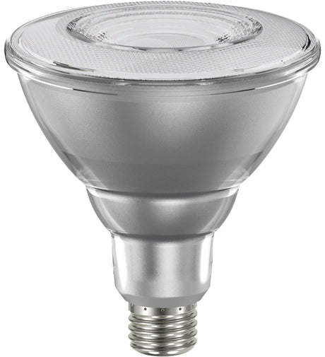 Sylvania 40903 Natural LED Bulb, Spotlight, 1250 Lumens, 15.5 W, PAR38 Lamp, E26 Lamp Base, Dimmable, Clear, Cool White
