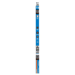 Sylvania 41096 LED Bulb, Linear, Type A Replacement, 1800 Lumens, 15 W, T8 Lamp, G13 Medium Bi-Pin Lamp Base, Frosted