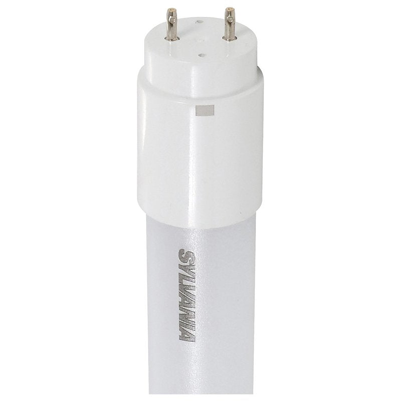 Sylvania 41093 LED Bulb, Linear, Type B Ballast Free, T8 Lamp, G13 Medium Bi-Pin Lamp Base, Frosted, Daylight