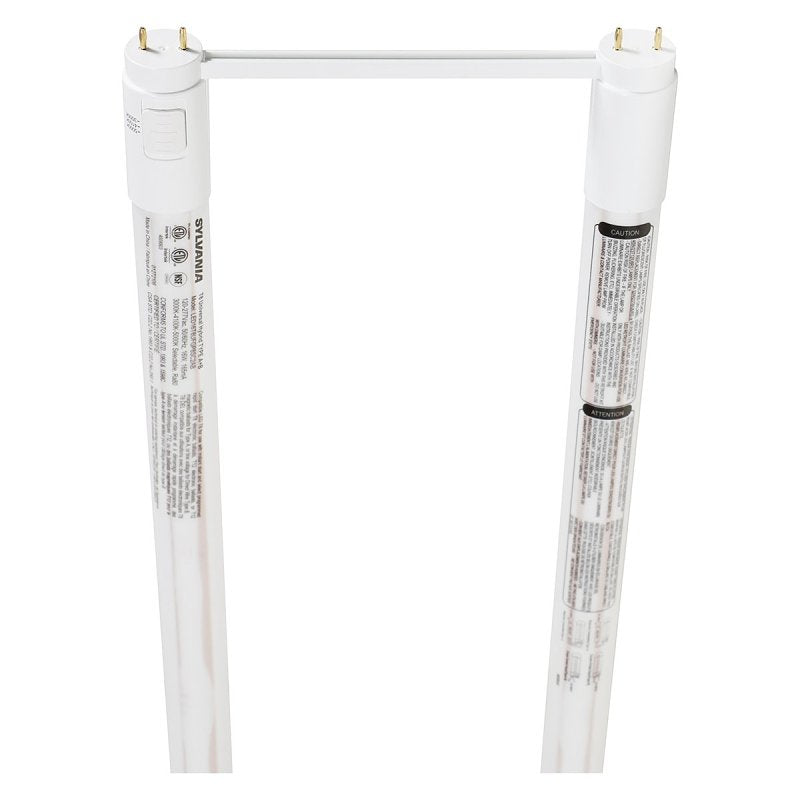 Sylvania 41206 LED Bulb, Type AB Universal, 1800 Lumens, 16 W, T8 Lamp, 32 W Equivalent, Frosted, Bright White