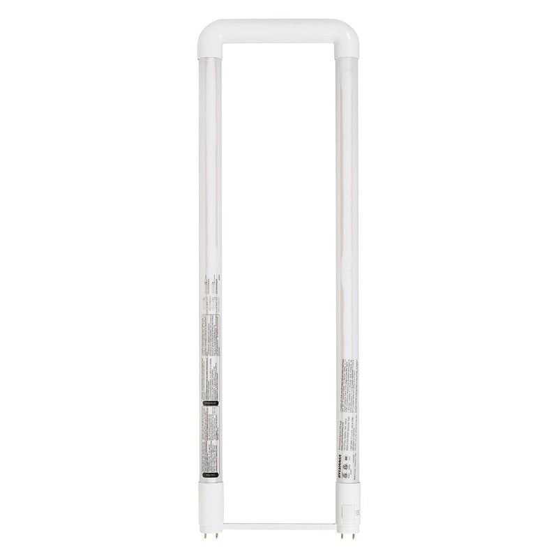 Sylvania 41206 LED Bulb, Type AB Universal, 1800 Lumens, 16 W, T8 Lamp, 32 W Equivalent, Frosted, Bright White