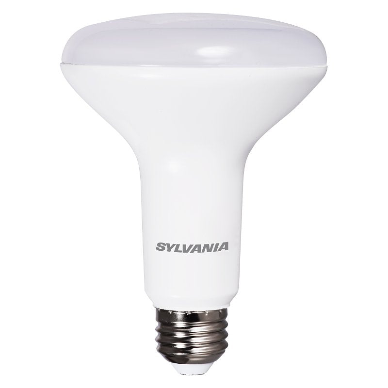 Sylvania Natural Series 41328 LED Bulb, BR30 Lamp, 65 W Equivalent, E26 Medium Lamp Base, Dimmable, Frosted, Soft White