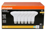 Sylvania Natural Series 41328 LED Bulb, BR30 Lamp, 65 W Equivalent, E26 Medium Lamp Base, Dimmable, Frosted, Soft White