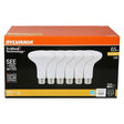 Sylvania Natural Series 41328 LED Bulb, BR30 Lamp, 65 W Equivalent, E26 Medium Lamp Base, Dimmable, Frosted, Soft White
