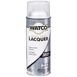 WATCO Gloss Clear Oil-Based Alkyd Wood Finish Lacquer Spray 11.25 oz, Pack of 6