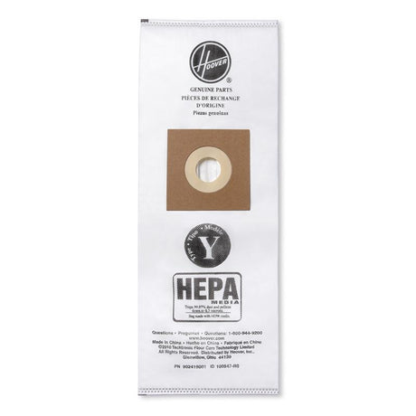 Hoover Hepa Vacuum Bag 2 pk Type Y