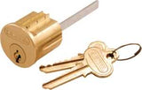 Prime-Line SE 70002 Cylinder Replacement, Brass, Brushed Brass