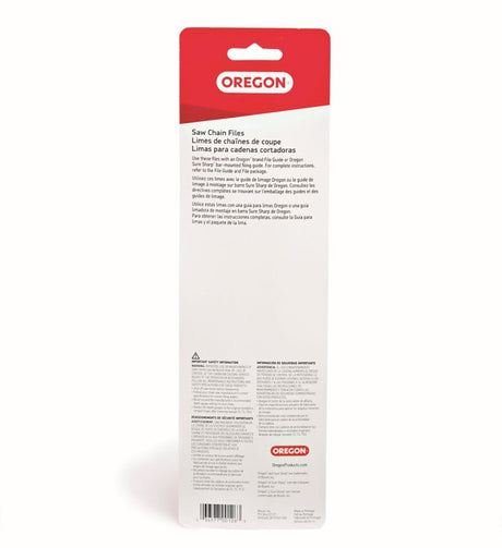Oregon 23575 Chainsaw File, Double Cut, 7/32 in Dia Dimensions, Round, Steel, 2/PK
