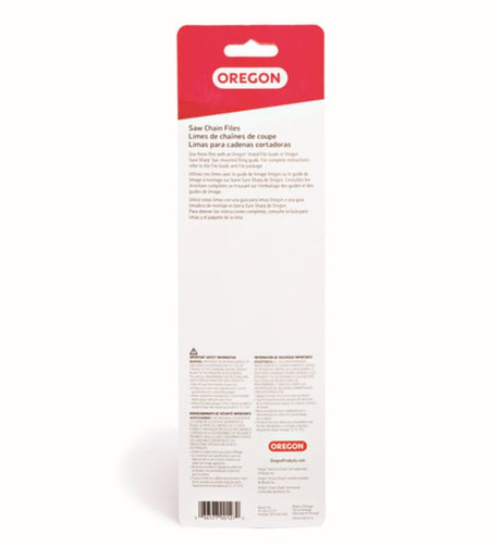 Oregon 23577 Chainsaw File, Double Cut, 5/32 in Dia Dimensions, Round, Steel, 2/PK