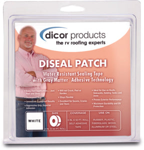 Dicor 522TPO6501C Seal-Tite Sealing Tape, 6" x 50' White Roll