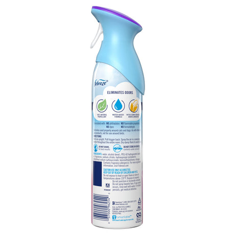 febreze 96254 Air Freshener Spray, 8.8 oz Aerosol Can, Pack of 6