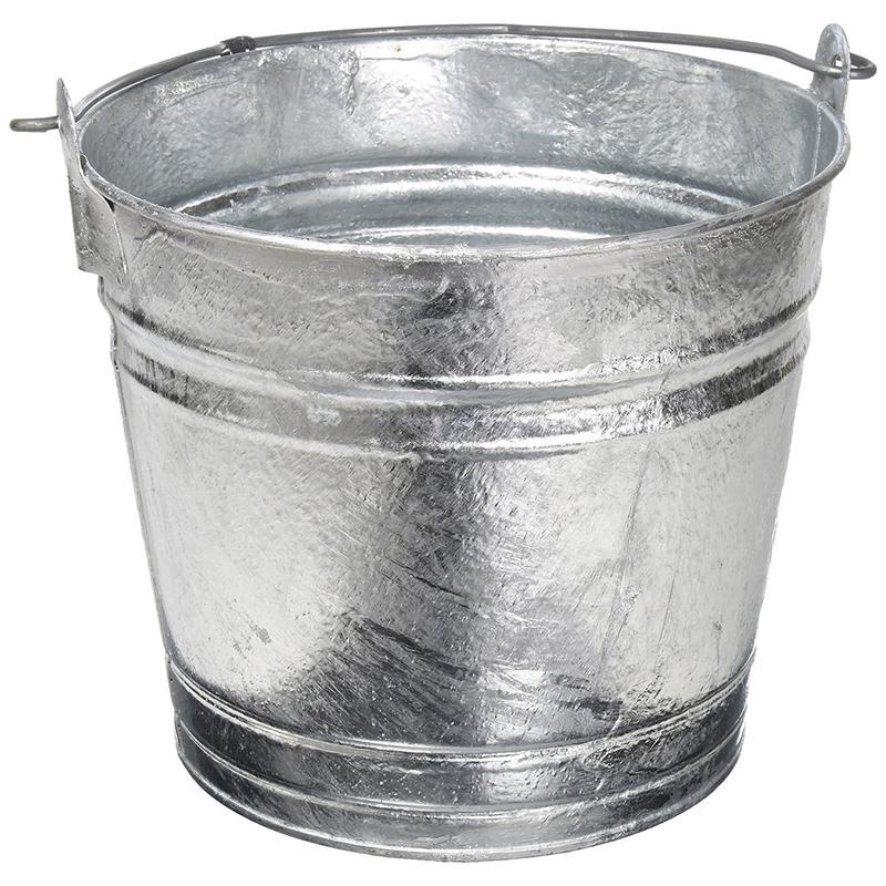 Behrens Hot Dipped 2 qt Galvanized Pail Gray