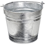 Behrens Hot Dipped 2 qt Galvanized Pail Gray