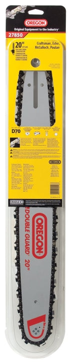 Oregon AdvanceCut 27850 Series Bar and Chain Combo, Small Bar Nose Radis, Suitable for: 358.35885, 358.35889 Chainsaws