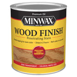 Minwax Wood Finish Semi-Transparent Colonial Maple Oil-Based Penetrating Wood Stain 1 qt, Pack of 4