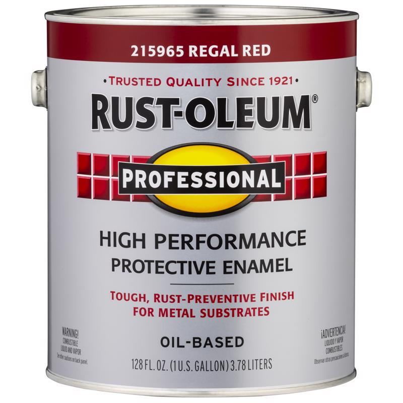 Rust-Oleum Professional High Performance Indoor and Outdoor Gloss Regal Red Protective Paint 1 gal, Pack of 2