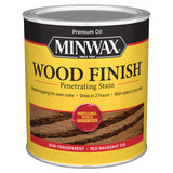 Minwax Wood Finish Semi-Transparent Red Mahogany Oil-Based Penetrating Wood Stain 1 qt, Pack of 4