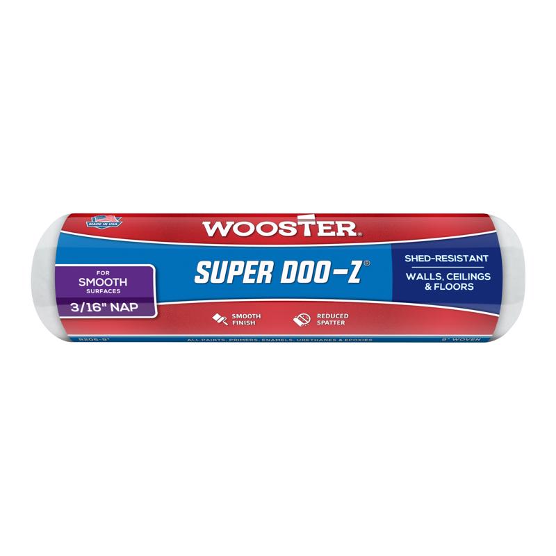Wooster Super Doo-Z Fabric 9 in. W X 3/16 in. Regular Paint Roller Cover 1 pk, Pack of 12