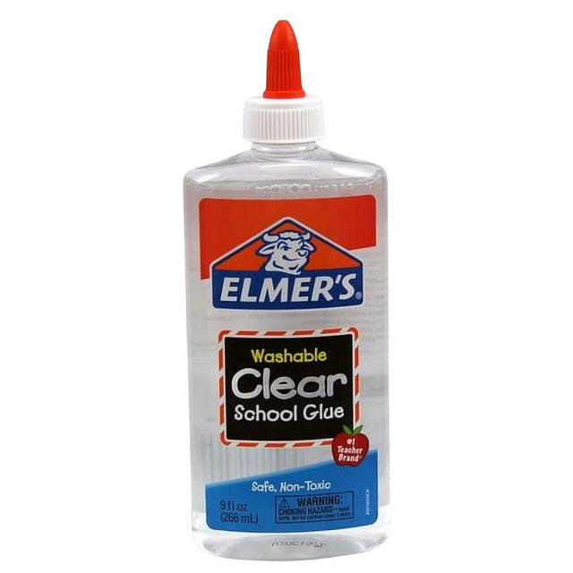 Elmers E309 School Glue, Clear, 9 oz