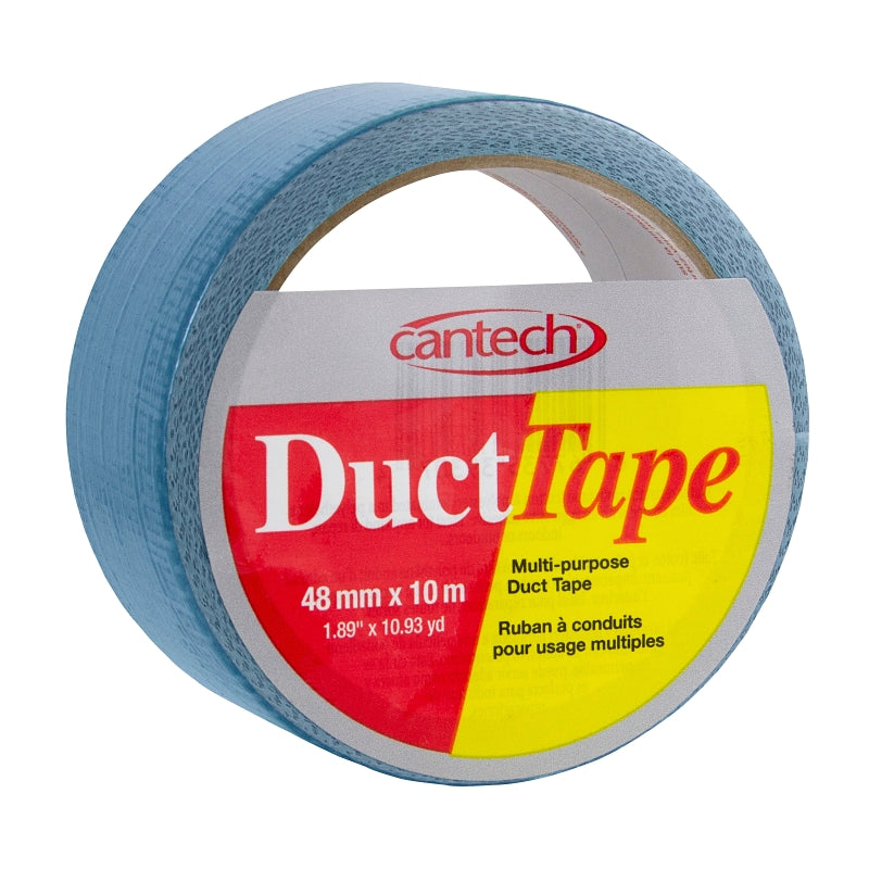 Cantech 39300 393084810 Duct Tape, 10 m L, 48 mm W, Polyethylene Backing, Royal Blue