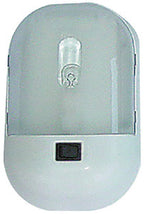 SINGLE WHT. LIGHT W/POLYLENS
