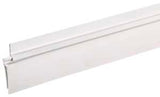Frost King EZ36W Door Sweep, 36 in L, 2 in W, Aluminum Flange, Vinyl Insert, White Insert Color, Pack of 6