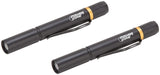 PowerZone 12245 Penlight, AAA Battery, LED Lamp, 100 Lumens, 30 m Beam Distance, 4 hrs Run Time, Black
